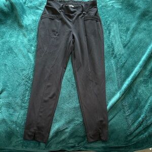 Maurices Black High-Waist Tapered Dress Pants X-Small